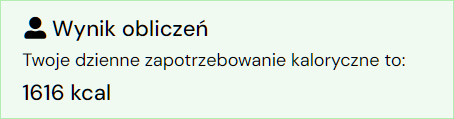 Kalkulator kaloryczny online